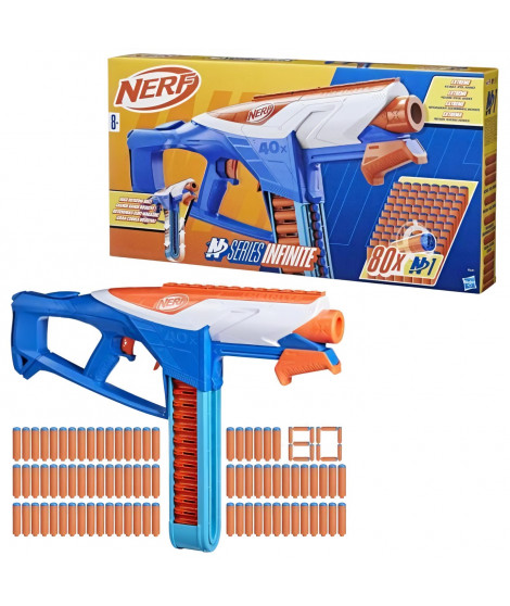 Nerf NSeries blaster Infinite a fléchette, 80 fléchettes, a partir de 8 ans