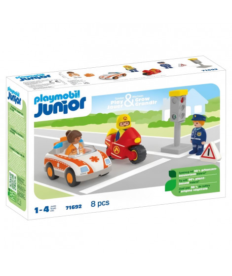 PLAYMOBIL JUNIOR - 71692 - Héros du quotidien