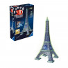 Ravensburger-Puzzle 3D Tour Eiffel phosphorescente 50 ans-Des 10 ans-216p numérotées a assembler sans colle-Accessoires inclu…