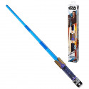Sabre laser électronique Maître Jedi Sol, bleu personnalisable officiel sous licence Star Wars Lightsaber Forge Kyber Core, d…