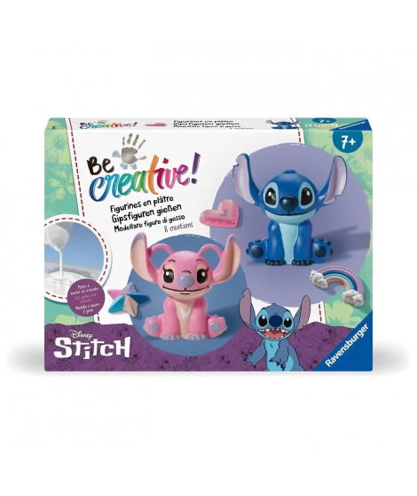 RavensburgerBe Creative Figurines Stitch5 objets a réaliser en plâtreDécorationActivité détente et créativeDes 7 ans23877