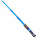 Sabre laser électronique Maître Jedi Sol, bleu personnalisable officiel sous licence Star Wars Lightsaber Forge Kyber Core, d…