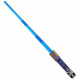 Sabre laser électronique Maître Jedi Sol, bleu personnalisable officiel sous licence Star Wars Lightsaber Forge Kyber Core, d…