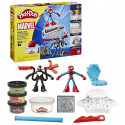Play-Doh Spider-Man, coffret Attaque tranchante avec 2 figurines flexibles, 7 accessoires et pâte a modeler, des 4 ans, Marvel