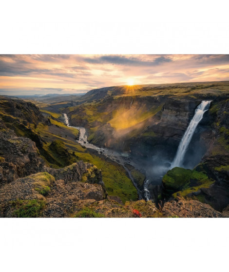 Ravensburger-Puzzle 1000p-La cascade Háifoss, Islande (Highlights)-Adultes&enfants-Des 14 ans-Puzzle de qualité supérieure-12…
