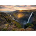 Ravensburger-Puzzle 1000p-La cascade Háifoss, Islande (Highlights)-Adultes&enfants-Des 14 ans-Puzzle de qualité supérieure-12…