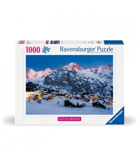 Ravensburger-Puzzle 1000p-LOberland bernois, Mürren (Highlights)-Adultes & enfants-Des 14 ans-Puzzle de qualité supérieure-1…
