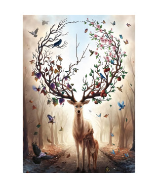 Ravensburger - Puzzle 1000 pieces - Cerf Fantaisie - Adultes & enfants dés 14 ans - Puzzle de qualité supérieure -12000459