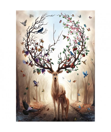 Ravensburger - Puzzle 1000 pieces - Cerf Fantaisie - Adultes & enfants dés 14 ans - Puzzle de qualité supérieure -12000459