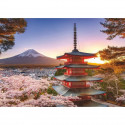 Ravensburger-Puzzle 1000 pieces-Cerisiers en fleurs du Mont Fuji-Adultes et enfants-Des 14 ans-Puzzle de qualité supérieure-1…