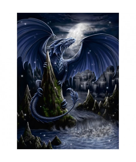 Ravensburger - Puzzle 1500 pieces - Le dragon bleu - Adultes & enfants des 14 ans - Puzzle de qualité supérieure 80x60cm -120…