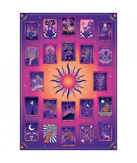 Nathan-Puzzle 1500 pieces-Tarot et divination/Coralie Fau-Adultes et enfants des 14 ans-Puzzle de qualité supérieure-12000930