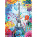 Nathan-Puzzle 1500 pieces-Tour Eiffel multicolore/Lars Stewart-Adultes et enfants des 14 ans-Puzzle de qualité supérieure-120…