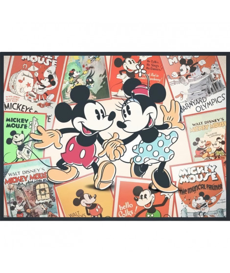 Nathan-Puzzle 500 pieces-Souvenirs de Mickey/Disney-Adultes et enfants des 12 ans-Puzzle de qualité supérieure-12000969