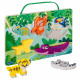 Ravensburger -PLAY + - Puzzle en bois sensoriel et aimanté Dans la jungle  - Des 1 an- version française - 34017
