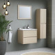 Ensemble TIMBER, set de salle de bain 60, vanity+vasque+miroir & colonne