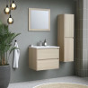 Ensemble TIMBER, set de salle de bain 60, vanity+vasque+miroir & colonne