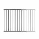 Badabulle Barriere de sécurité Enfant Safe&Protect XL - Extensible (60 a 106.5 cm) - Ouvertures Extra Large - Fixation Vis, Noir