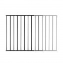 Badabulle Barriere de sécurité Enfant Safe&Protect XL - Extensible (60 a 106.5 cm) - Ouvertures Extra Large - Fixation Vis, Noir