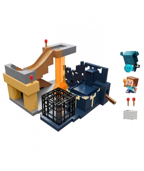 Minecraft-Coffret L'Ascension de Warden et ses Mini-Figurines HXT72