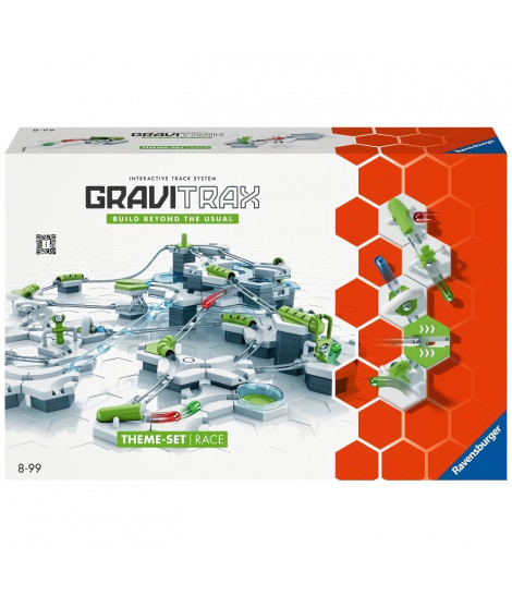 Ravensburger-GraviTrax Starter Set Race-180 pieces-Jeu de construction créatif-Parcours de billes a construire-Des 8 ans-22439