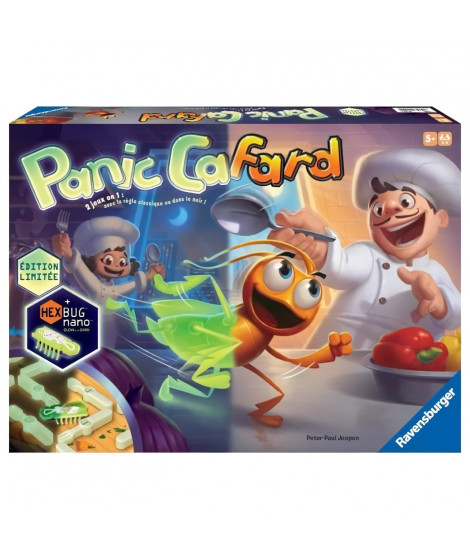 Ravensburger-Panic Cafard-Édition 10eme anniversaire Phosphorescente-Jeu de rapidité rigolo-Enfants&Parents-Des 5 ans-Mixte-2…