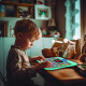 Lexibook - Tablette tactile éducative bilingue - FR/EN - 5 modes d'apprentissage