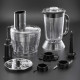 RUSSELL HOBBS 24730-56 Robot Cuisine Multifonction Desire, Hâche, Mixe, Tranche, Râpe, Lames Pétrin, Batteur - 7pcs