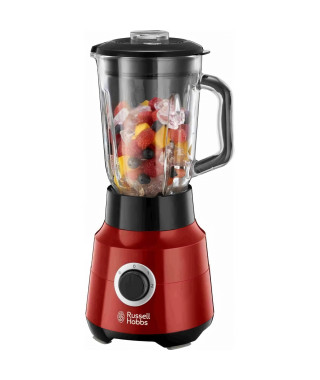 Blender - RUSSELL HOBBS - Compact Home 25290-56 - 400 W - Inox brossé - Bol verre 1 L - 2 vitesses + pulse
