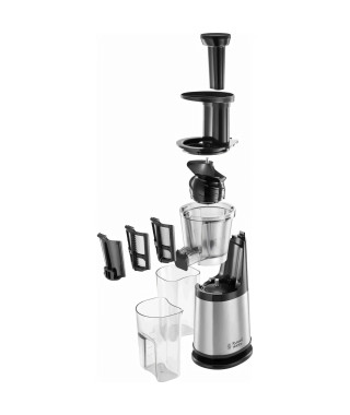 RUSSELL HOBBS 25170-56 Extracteur de Jus Fruits et Légumes Compact Home, Double Sens, Séparateur Mousse, Réservoir Pulpe, 2 T…