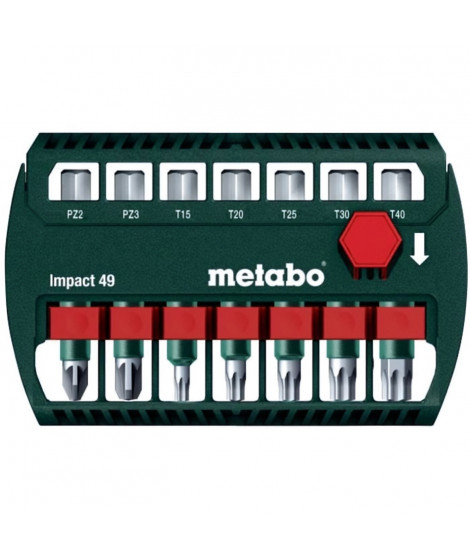Assortiment d'embouts Impact - METABO - Accessoires de visseuse