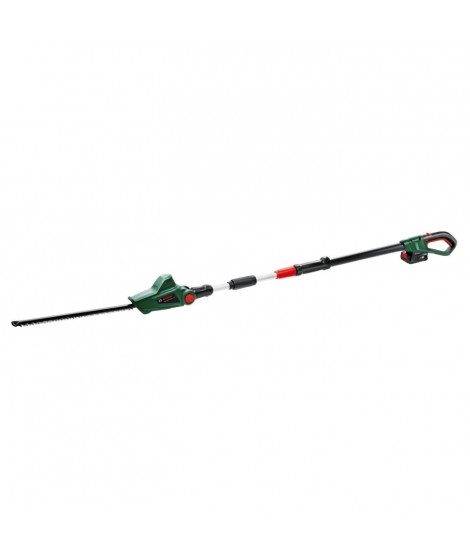 Taille-Haies sans fil télescopique Bosch - UniversalHedgePole 18 (1 Batterie 18 V 2,5 Ah, Chargeur, Longueur de lame 43 cm)