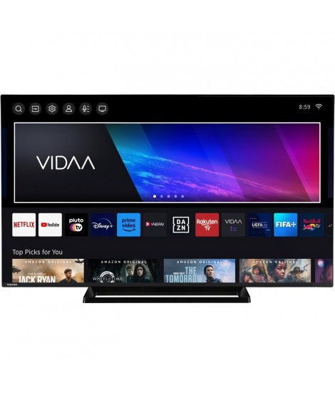 TOSHIBA 50QV3363DG - TV QLED 50'' (126 cm) - 4K UHD 3840x2160 - HDR - Smart TV - 3xHDMI - WiFi