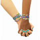 CLEMENTONI - Friendship bracelets Mania- Créer tes bracelets de l'amitié - Dés 7ans