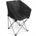 Fauteuil pliant - KAMPA - Tub Chair Eco Charcoal - Léger, matelassé rPET, noir, recyclés, acier, sac de transport, supporte 1…