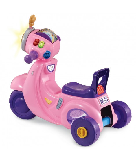 VTECH PORTEUR SCOOTER INTERACTIF 3 EN 1 ROSE