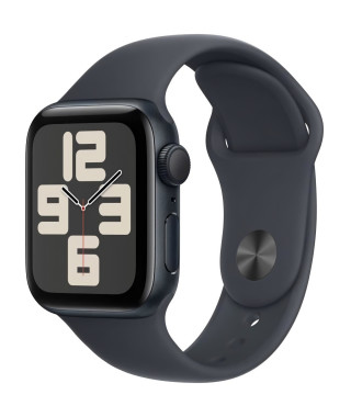 Apple Watch SE GPS - 40mm - Boîtier Midnight Aluminium - Bracelet Midnight Sport Band - M/L