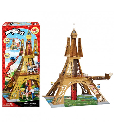 Playset deluxe Paris - BANDAI - Miraculous - Plus de 1,20 m avec accessoires
