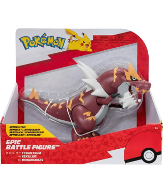 Figurine - BANDAI - Pokémon légendaires Rexilius - 30 cm, articulée, a l'échelle des dessins animés