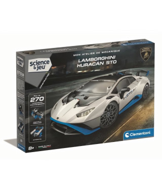 CLEMENTONI - Lamborghini Huracan STO a construire - Roues orientables - Manuel illustré et application pour visualisation 3D …