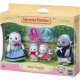 Famille Articulée - SYLVANIAN FAMILIES - Famille Phoque - 4 Personnages et Accessoires de Plage