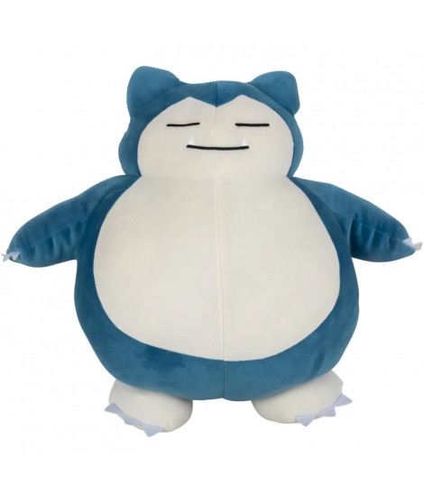 Peluche - BANDAI - Pokémon Ronflex (Snorlax) - 40 cm, douce et moelleuse