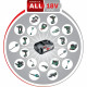 Ponceuse excentrique sans-fil Bosch - Advancedorbit 18 - 18V - 2,5 Ah - 6000 trs/min