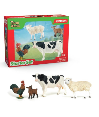 Mes Premiers Animaux de la Ferme, Coffret schleich d'animaux, SCHLEICH 42729 Farm World, des 5 ans