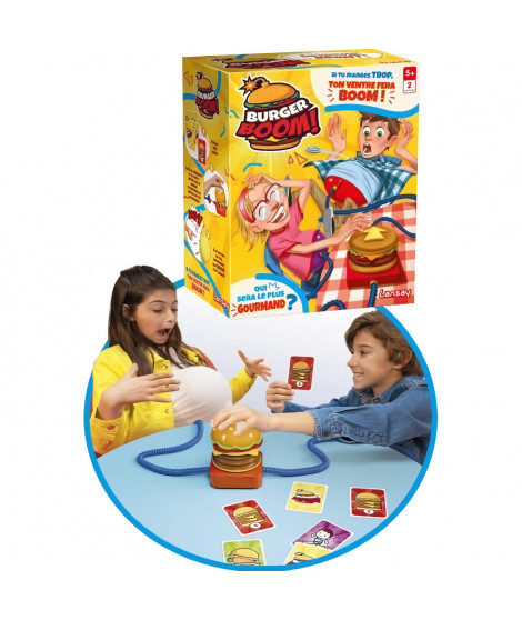 Burger Boom - LANSAY - Gonfle le ventre - Qui fera BOOM ? - Des 5 ans