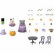 Coffret Halloween - SYLVANIAN FAMILIES - 3 Figurines Déguisées - Mobilier et Goûter d'Halloween