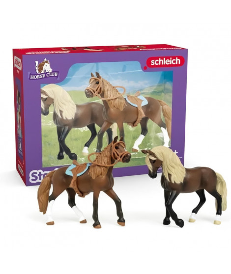 Mes Premiers chevaux Paso Péruvien, Figurines 2 chevaux, SCHLEICH 42738 Horse Club, des 5 ans