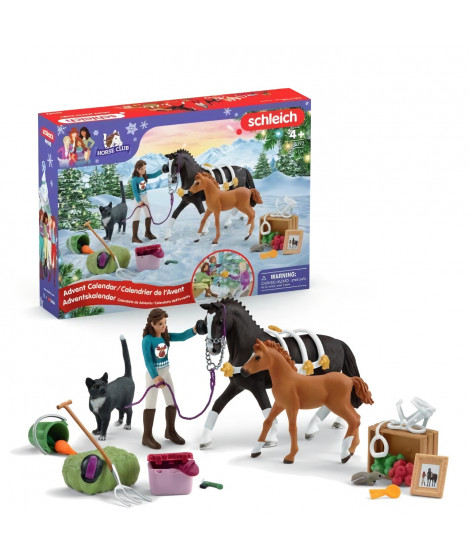 SCHLEICH- Calendrier de l'Avent Horse Club- 99092- Gamme Horse Club