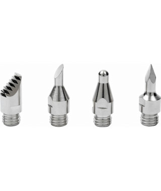 Set de 4 embouts de pyrogravure DREMEL 204 - Pour fer a souder a gaz Dremel Versatip
