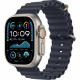 Apple Watch Ultra 2 GPS + Cellular - 49mm - Boîtier Natural Titanium - Bracelet Navy Ocean Band